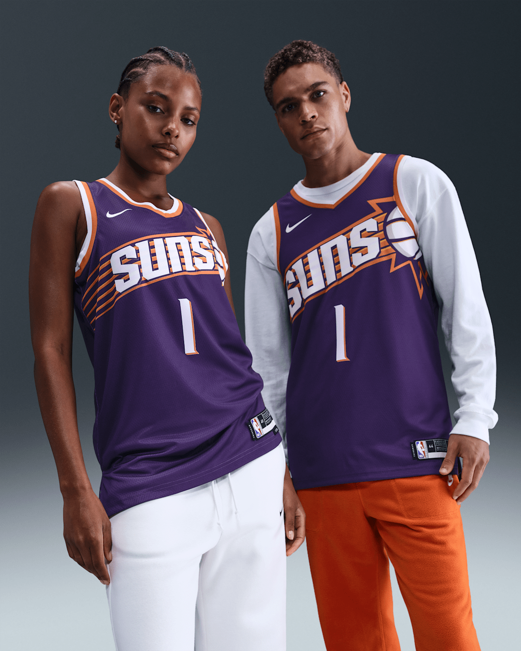 Phoenix Suns Icon Edition Nike Dri-FIT NBA Swingman Jersey - New Orchid