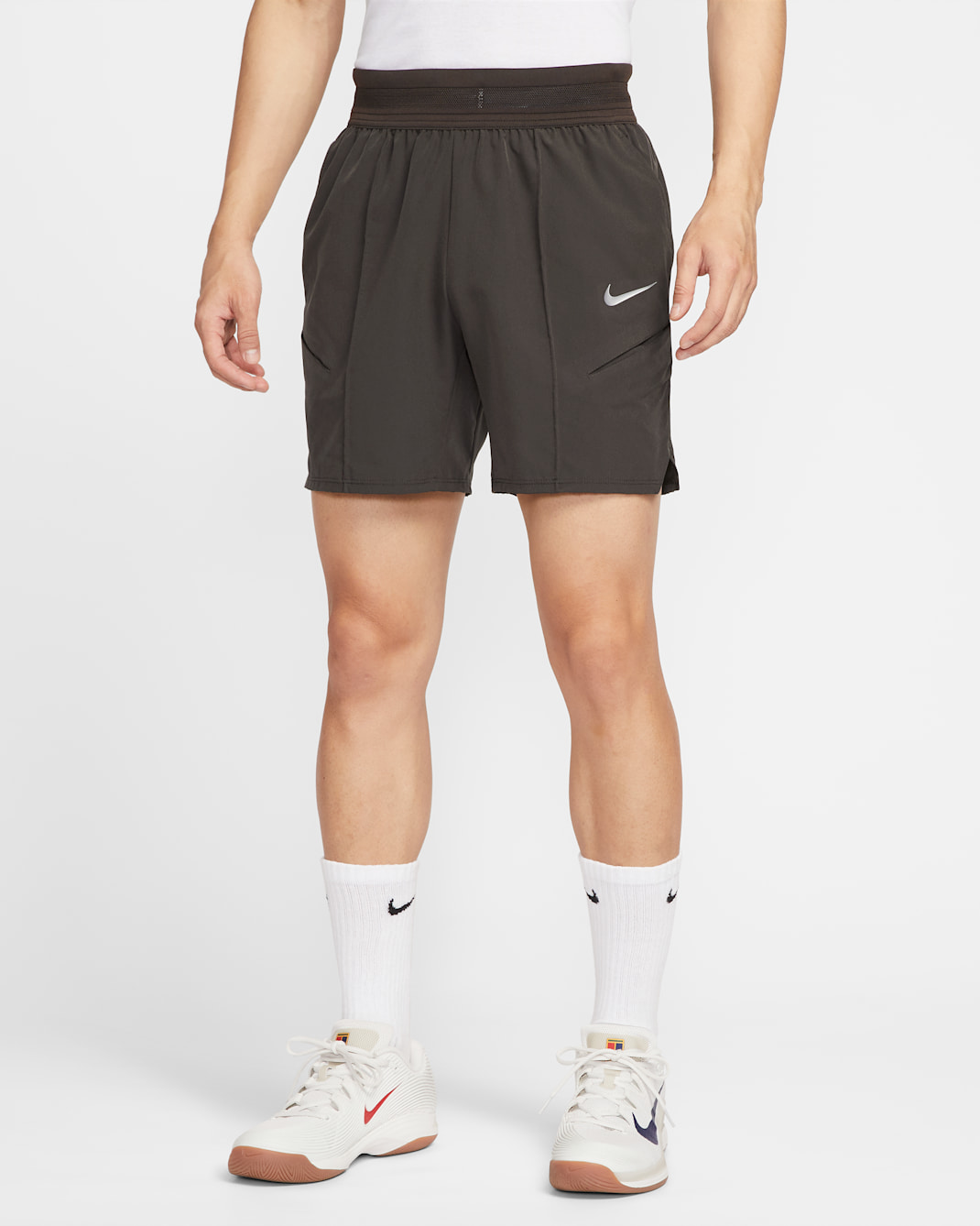 NikeCourt Slam Men's Dri-FIT 15cm (approx.) Tennis Shorts - Velvet Brown
