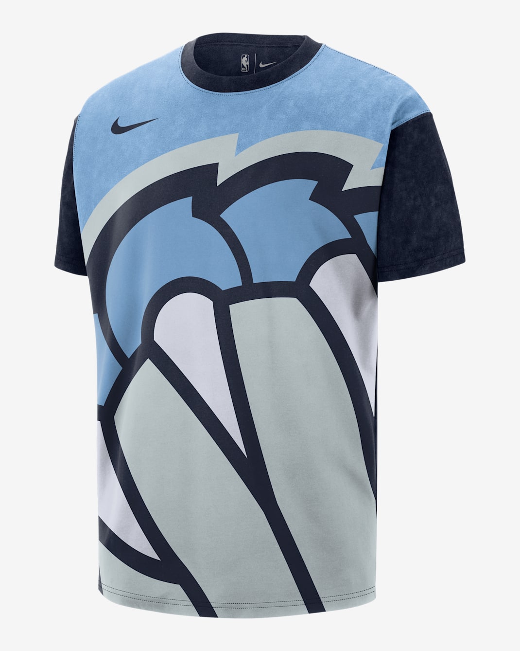 Memphis Grizzlies Essential City Edition Men's Nike NBA Max90 T-Shirt - Light Blue/College Navy