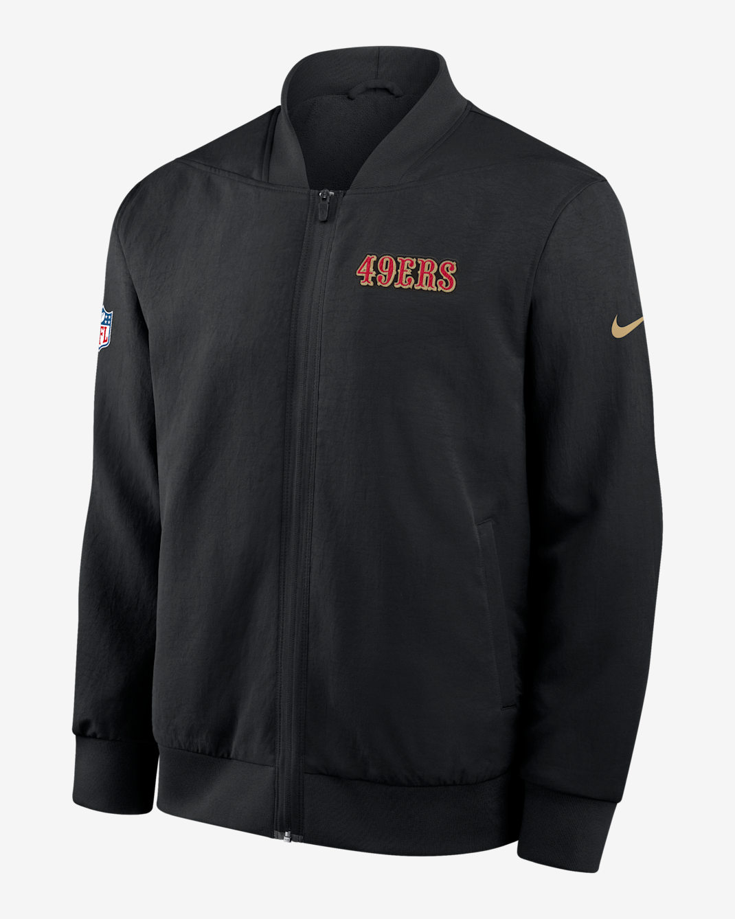 San Francisco 49ers Rivalries Collection Sideline Men's Nike NFL Full-Zip Bomber Jacket - Black