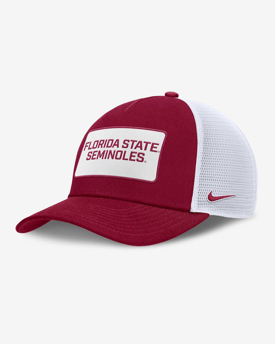 Gorra de rejilla universitaria Nike ajustable para hombre Florida State On-Field Rise - Granate