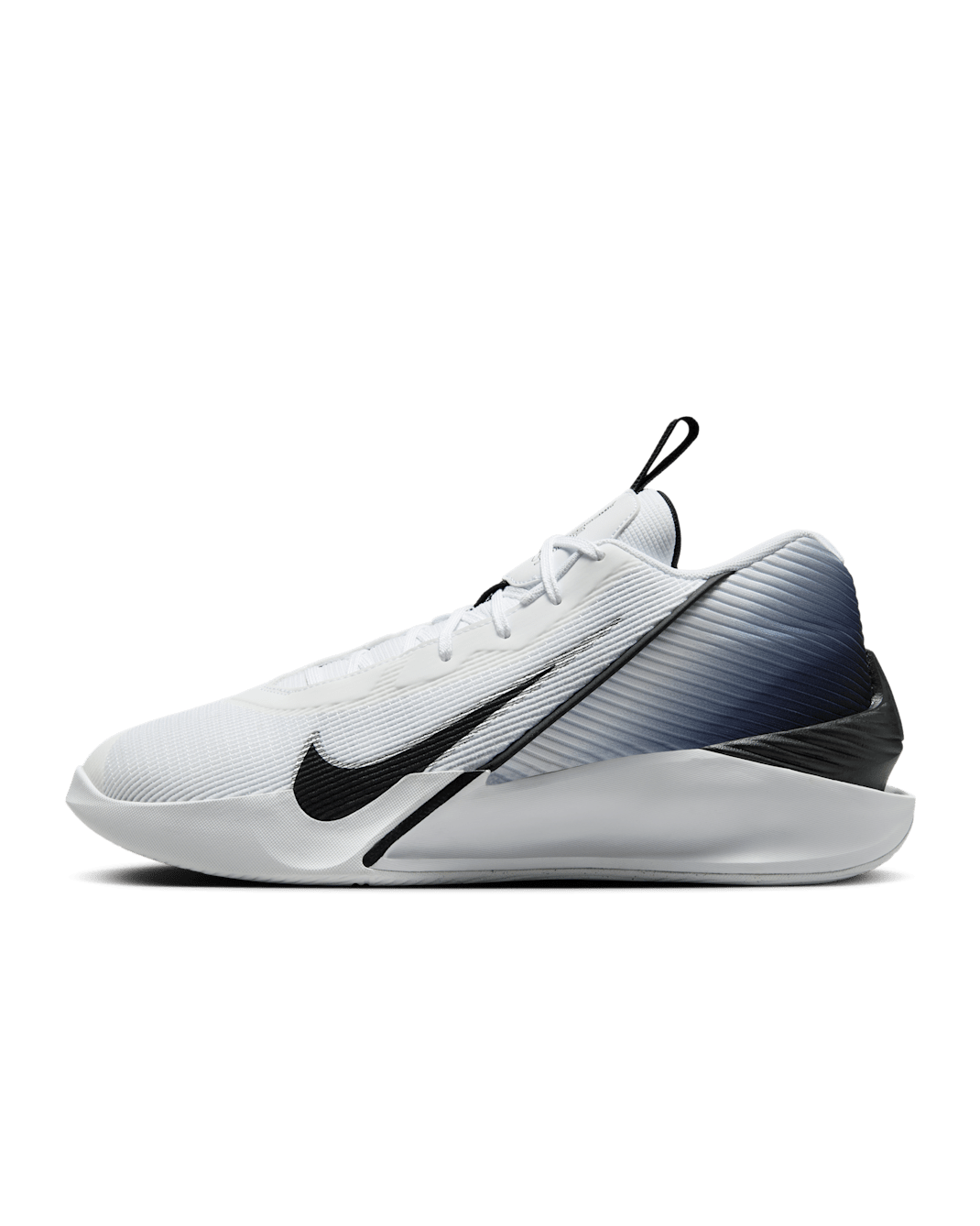 Nike G.T. Jump Academy Basketball Shoes - White/Black/Metallic Silver