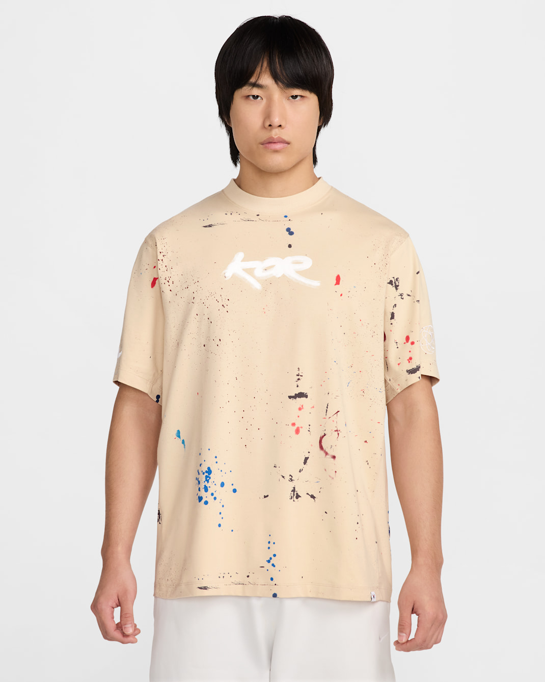 韓国 メンズ ナイキ Dri-FIT ADV ブレイキング ショートスリーブ トップ - サンドドリフト/ホワイト