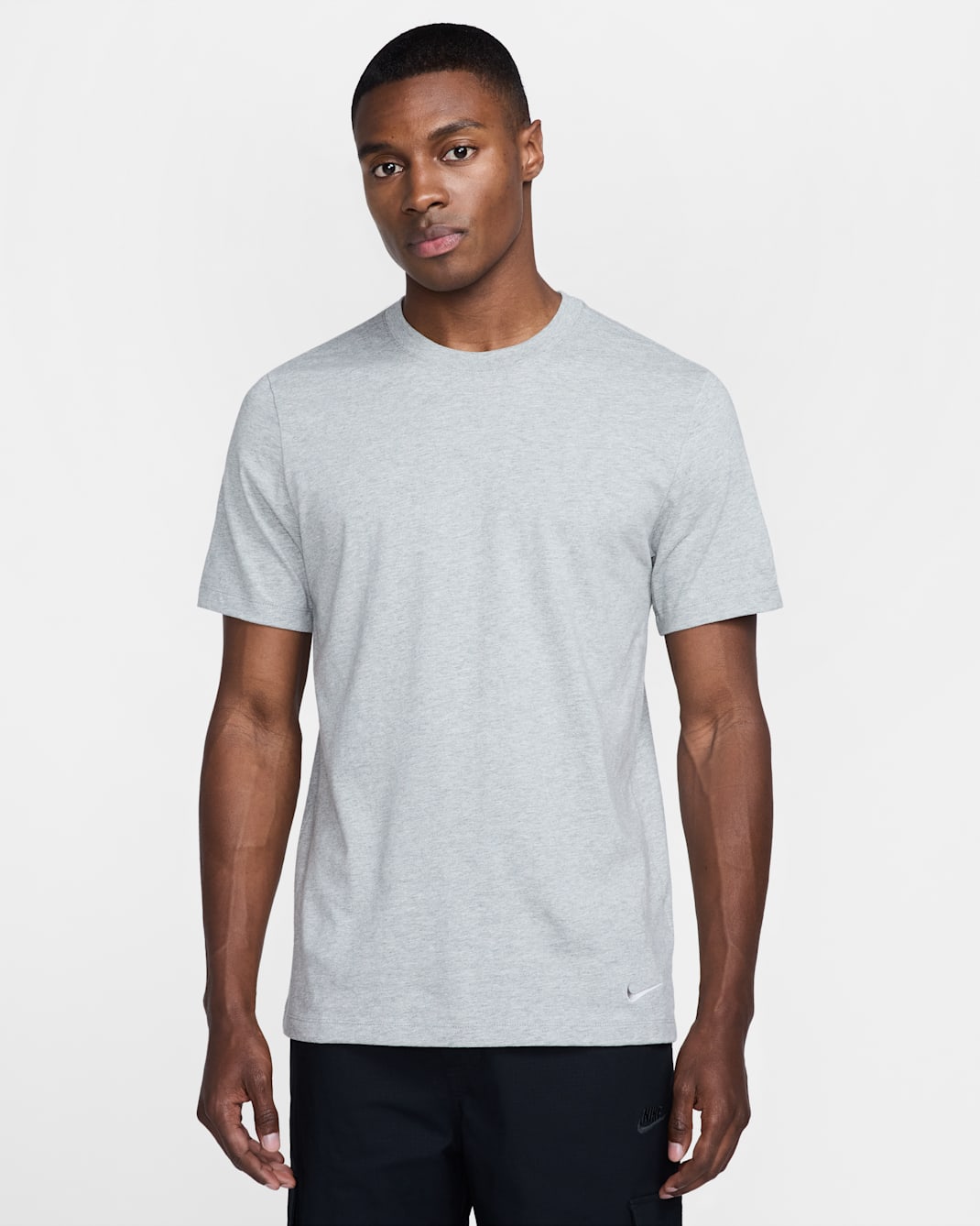 Playera para hombre Nike Sportswear - Gris oscuro jaspeado/Gris humo claro
