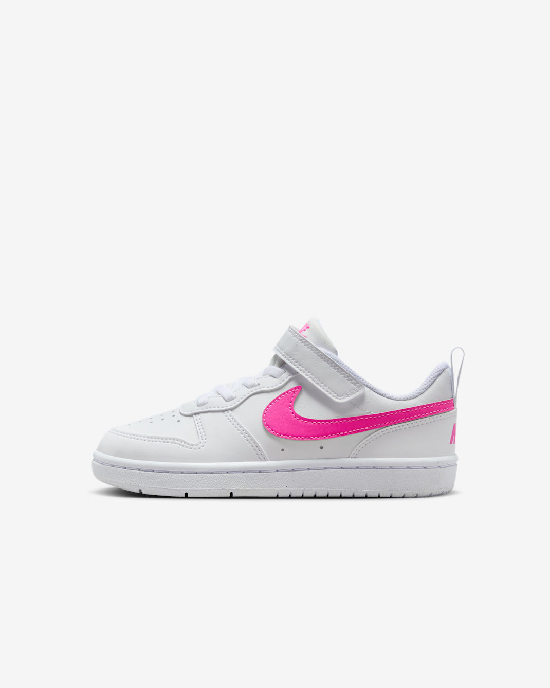 รองเท้าเด็กเล็ก Nike Court Borough Low Recraft - ขาว/Laser Fuchsia