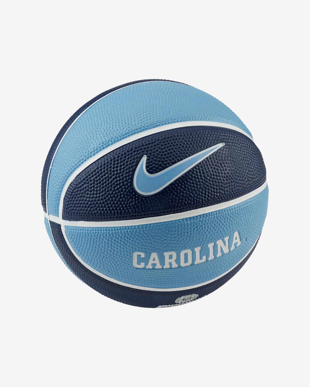 Balón de Básquetbol Nike College Mini (UNC) - Azul marino universitario