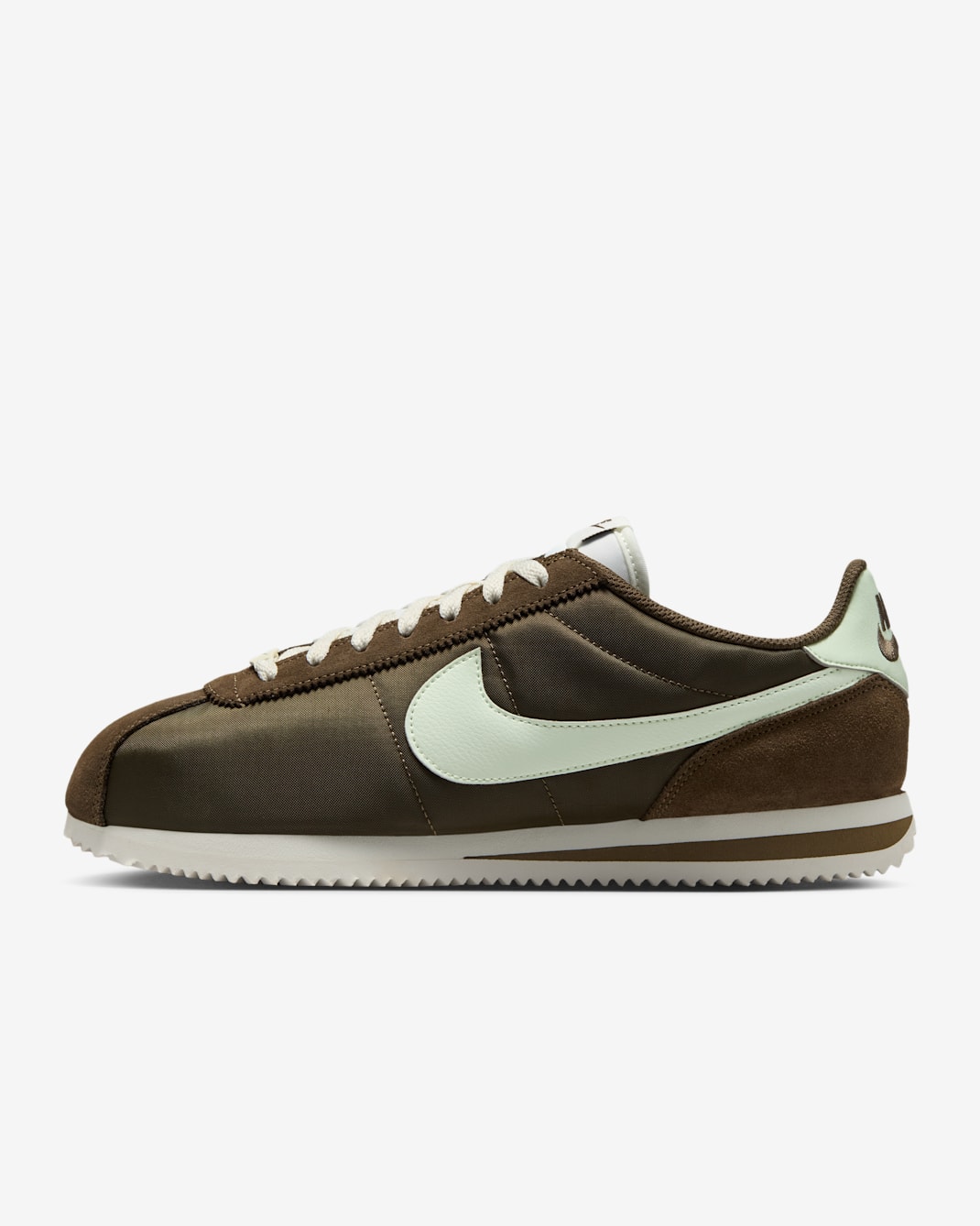 Nike Cortez Textile Men's Shoes - Dark Hazel/Sail/Volt Tint