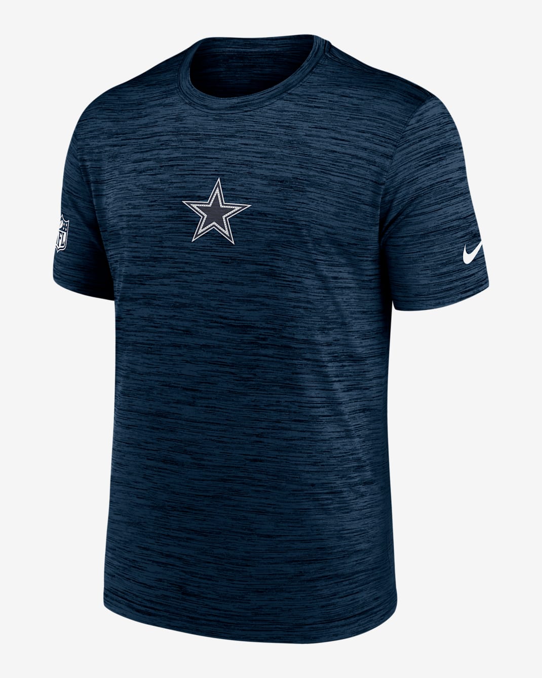 Playera Nike Dri-FIT para hombre de la NFL de los Dallas Cowboys Sideline Team Issue Velocity - Azul marino