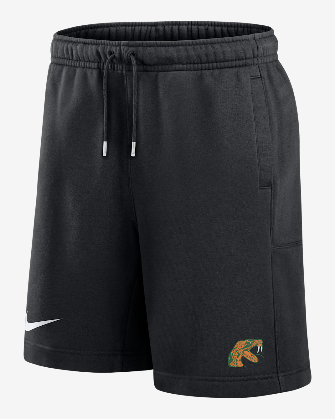 Shorts Nike College Club Fleece para hombre (Florida A&M University) - Negro