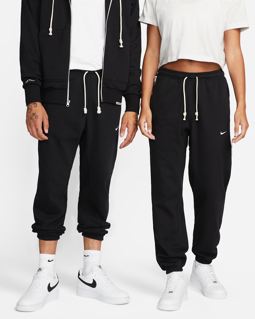 Pants de básquetbol Dri-FIT para hombre Nike Standard Issue - Negro/Marfil pálido