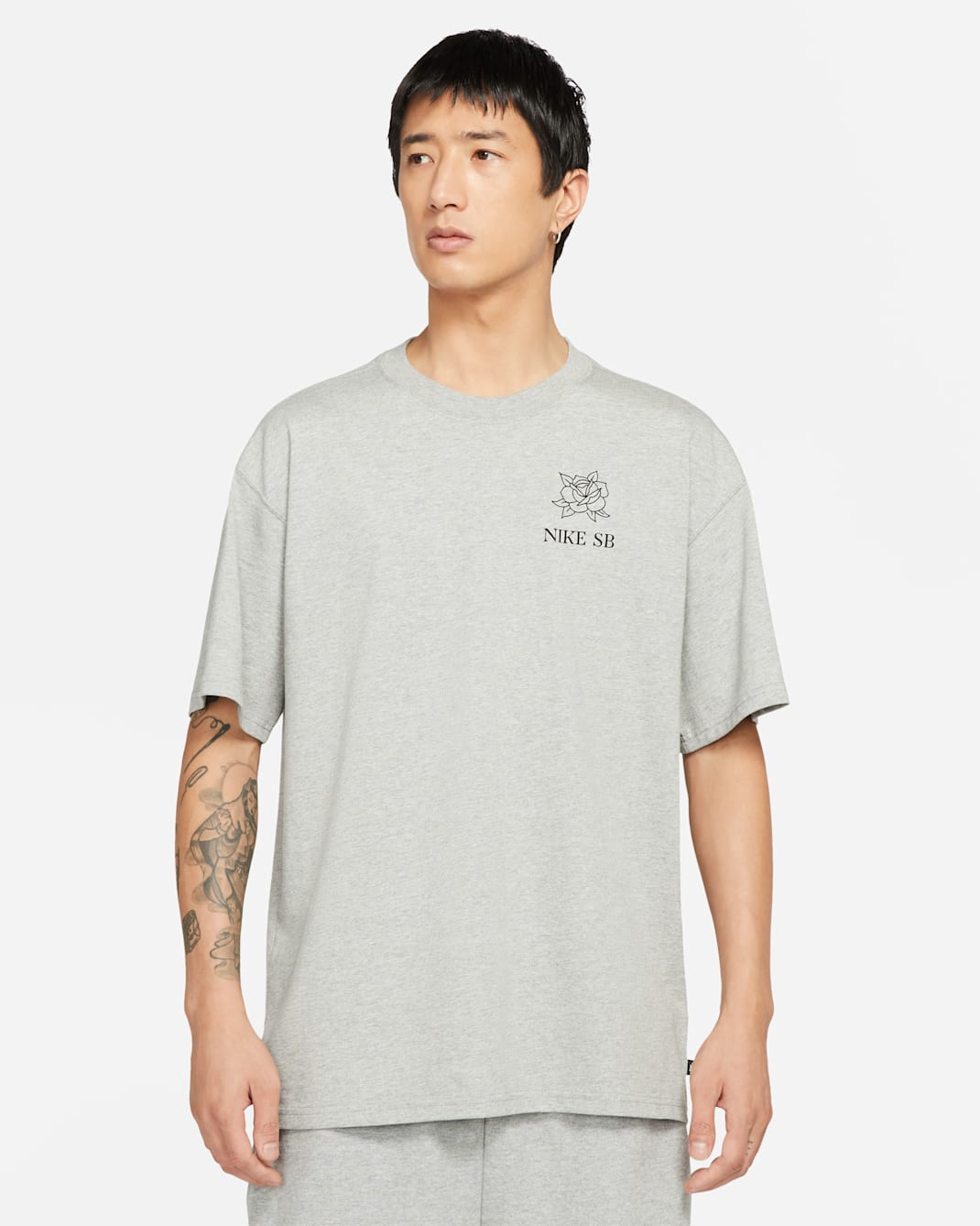 Nike SB Skate T-Shirt - Dark Grey Heather