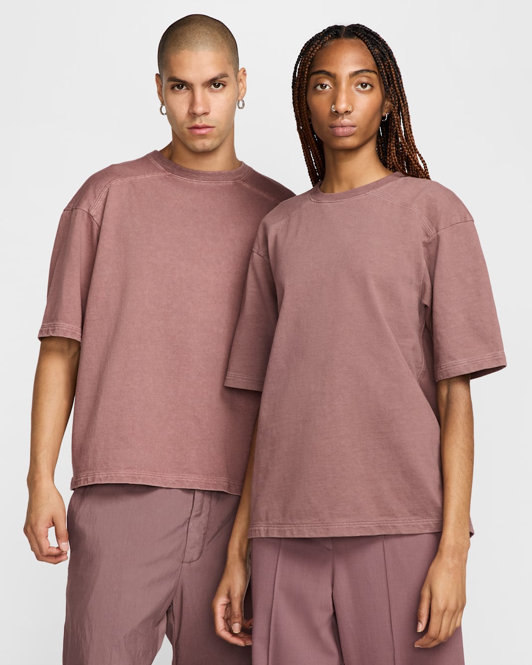 Nike Every Stitch Considered Garment Dyed Short-Sleeve T-Shirt - Smokey Mauve