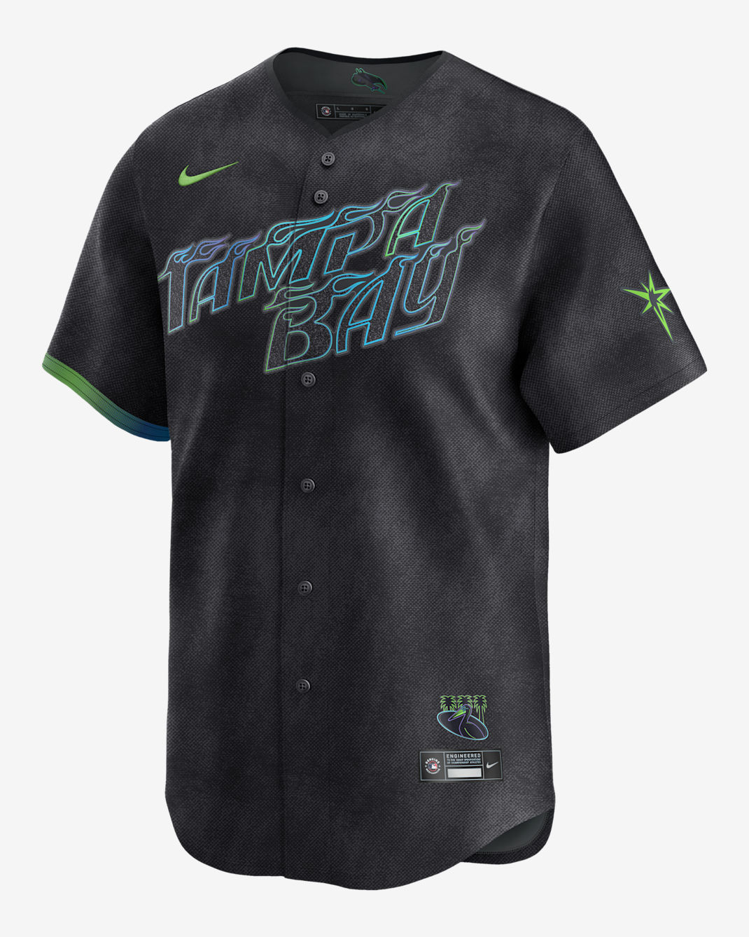 Tampa Bay Rays City Connect Men's Nike Dri-FIT ADV MLB Limited Jersey - Grey
