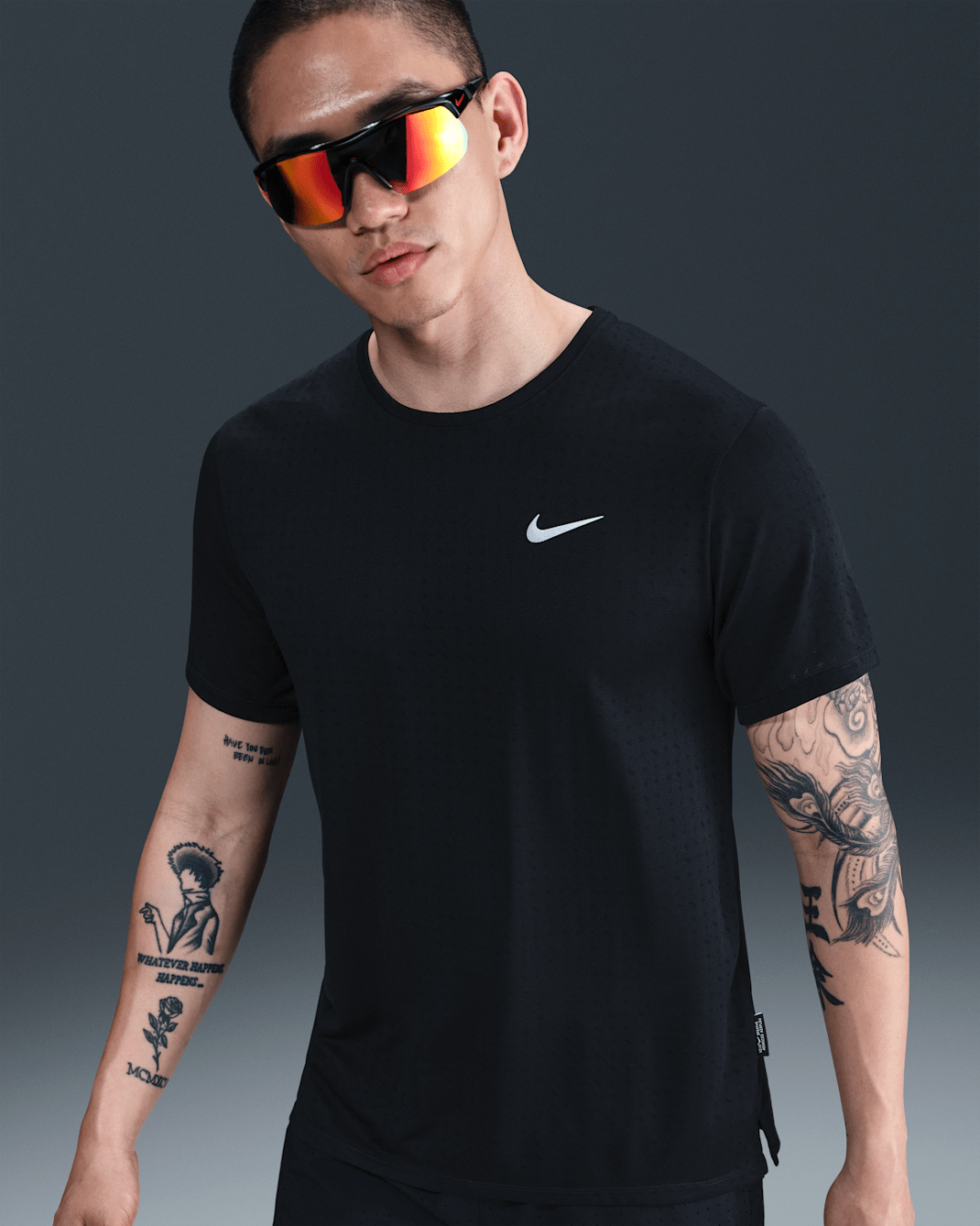 Nike Miler Breathe Men's Dri-FIT Short-Sleeve Running Top - Black