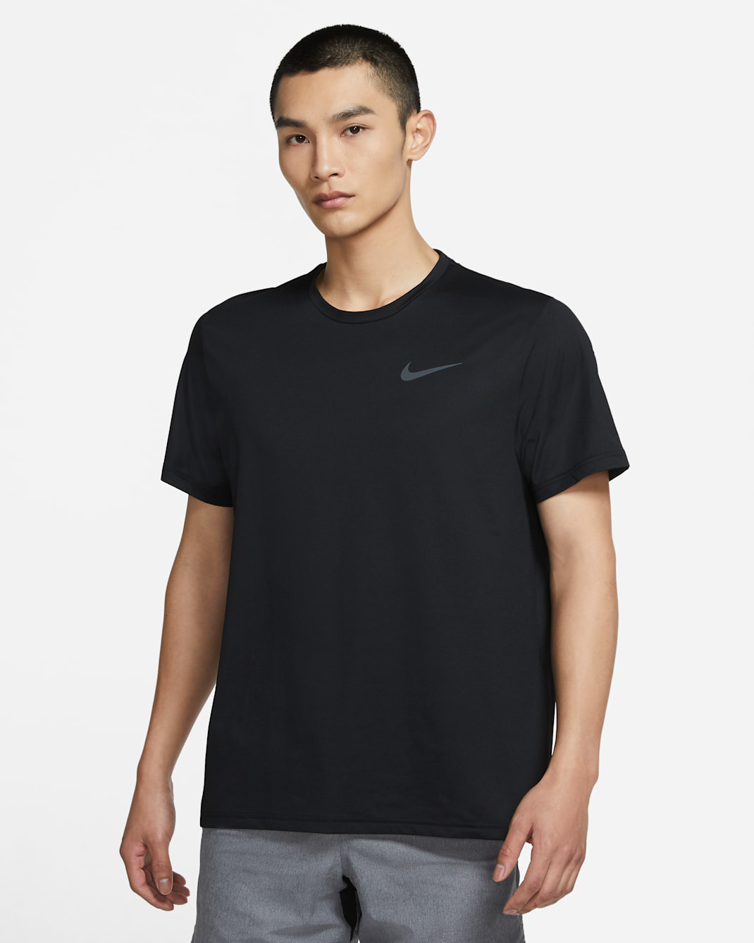 Nike Pro Dri-FIT Men's Short-Sleeve Top - Black/Dark Grey