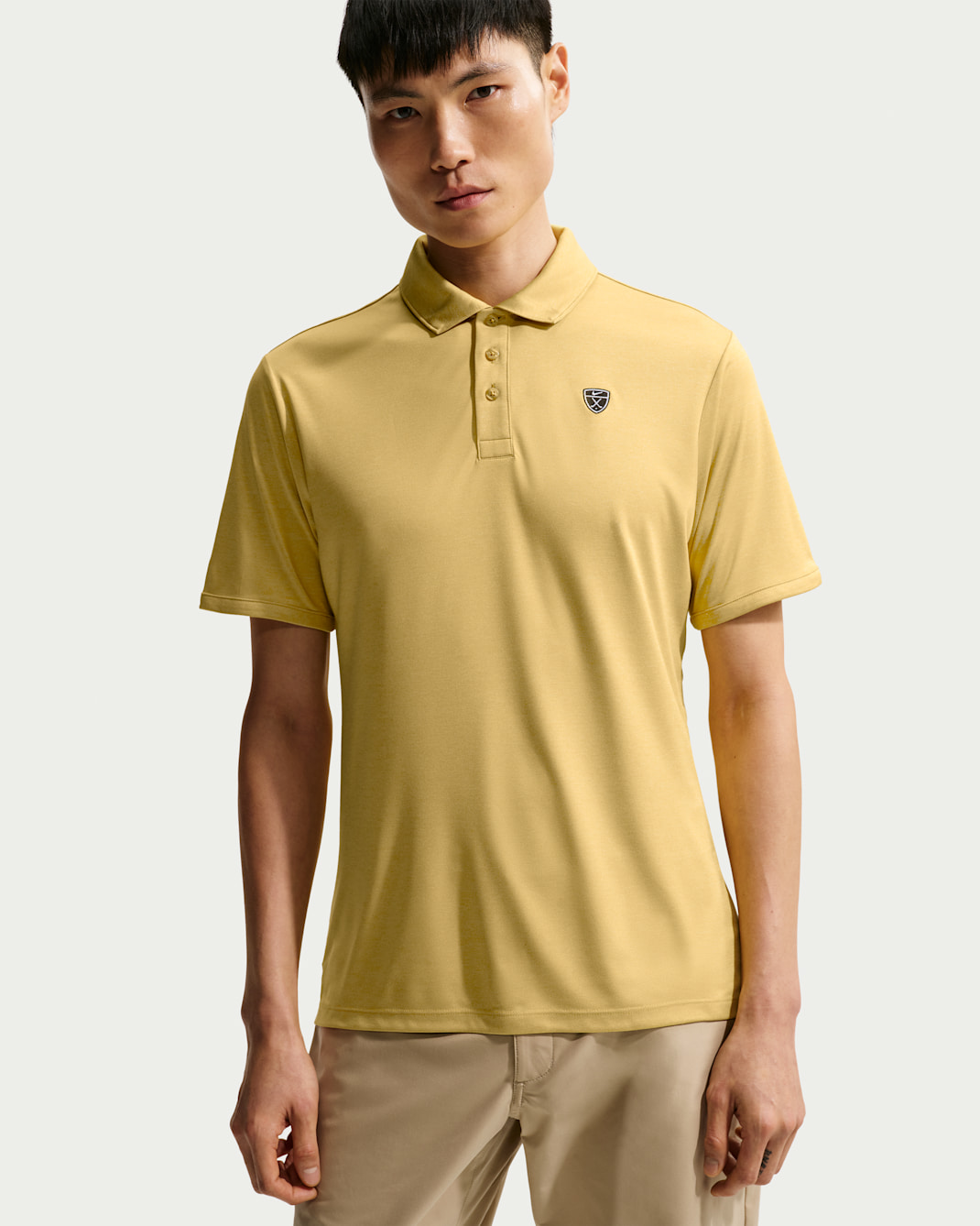 나이키 파 남성 드라이 핏 골프 폴로 - 사프란 쿼츠/사프란 쿼츠