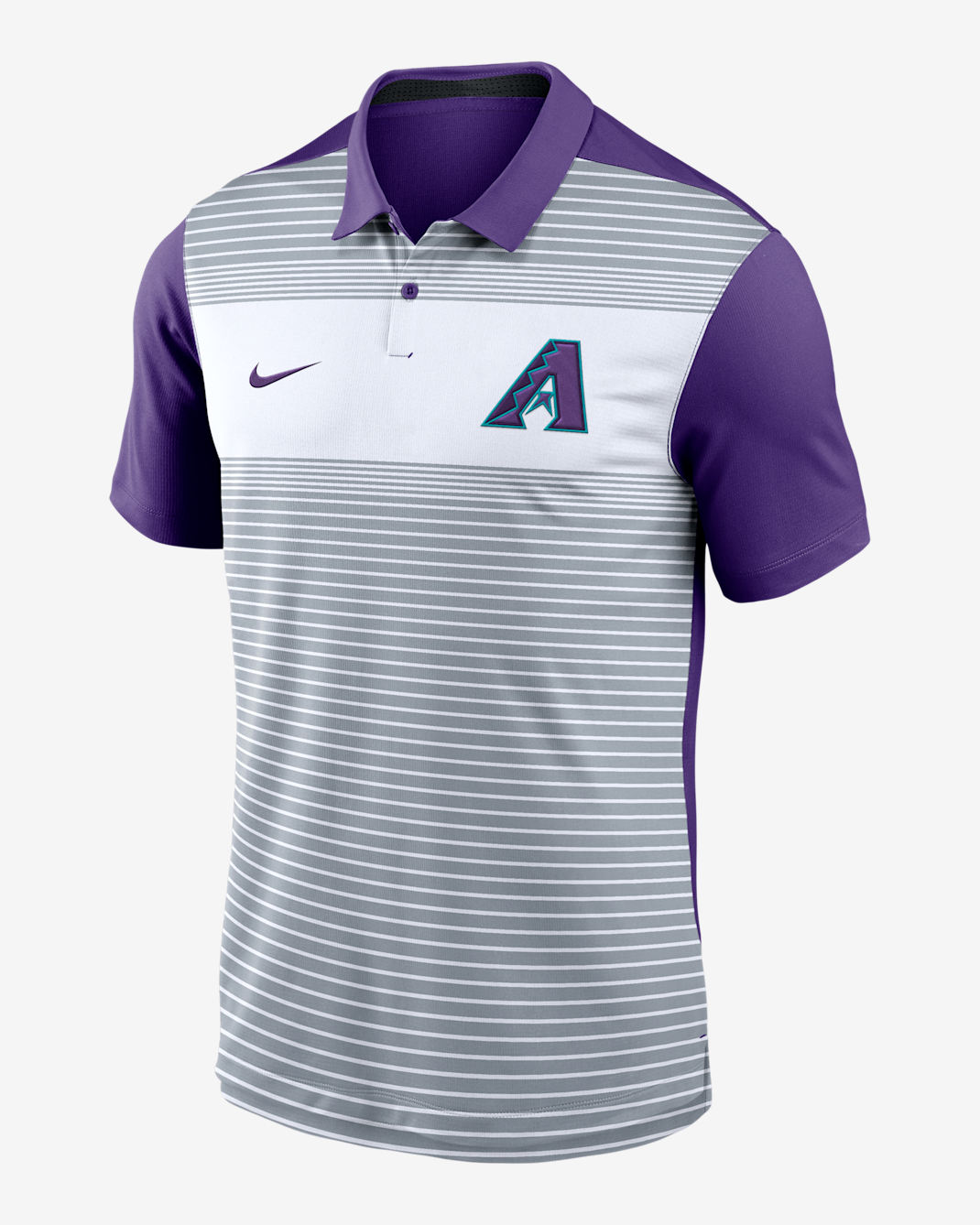 Polo Nike Dri-FIT de la MLB para hombre Arizona Diamondbacks City Connect Legacy Icon Vapor - Blanco