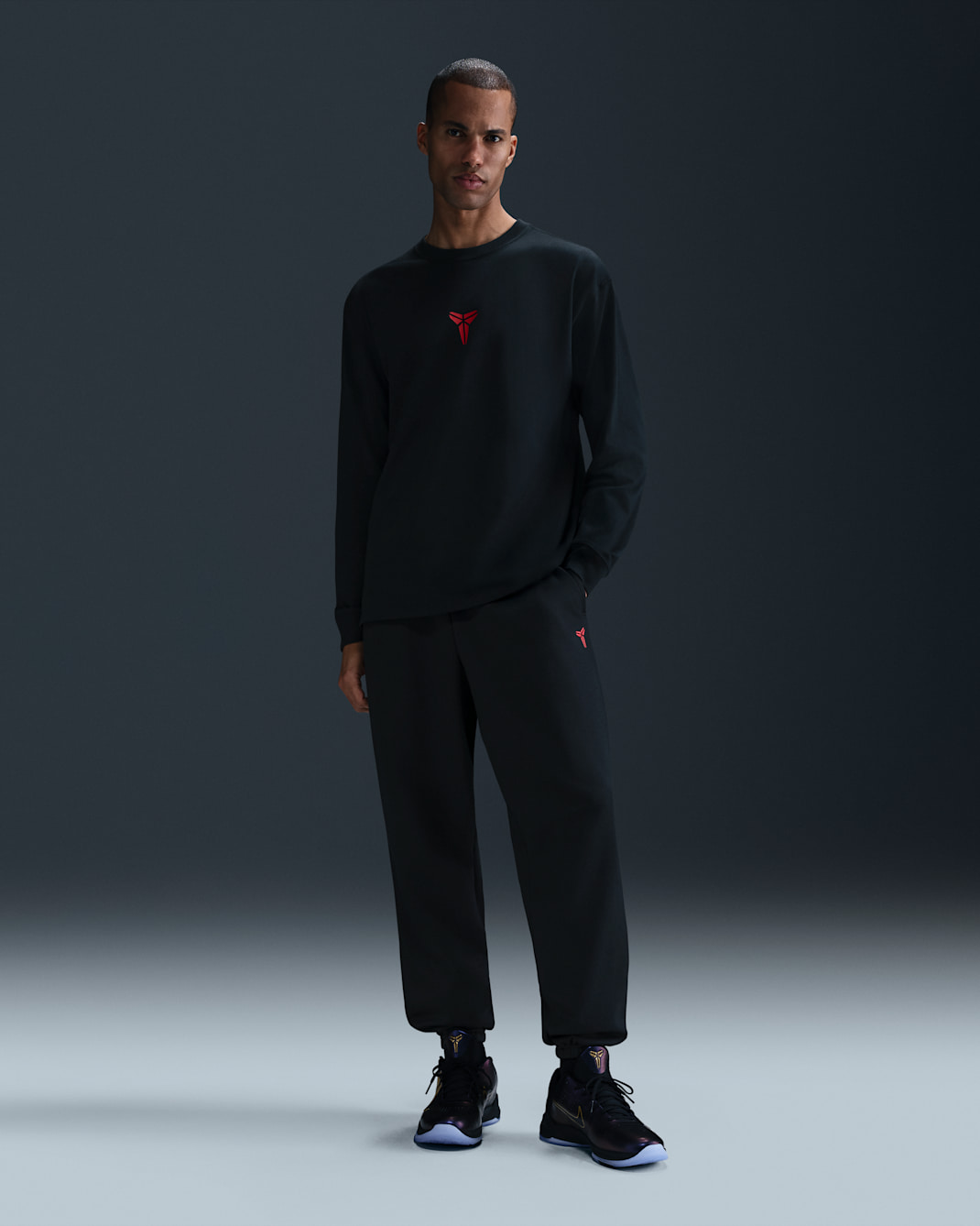Kobe Therma-FIT Basketball Trousers - Black/University Red