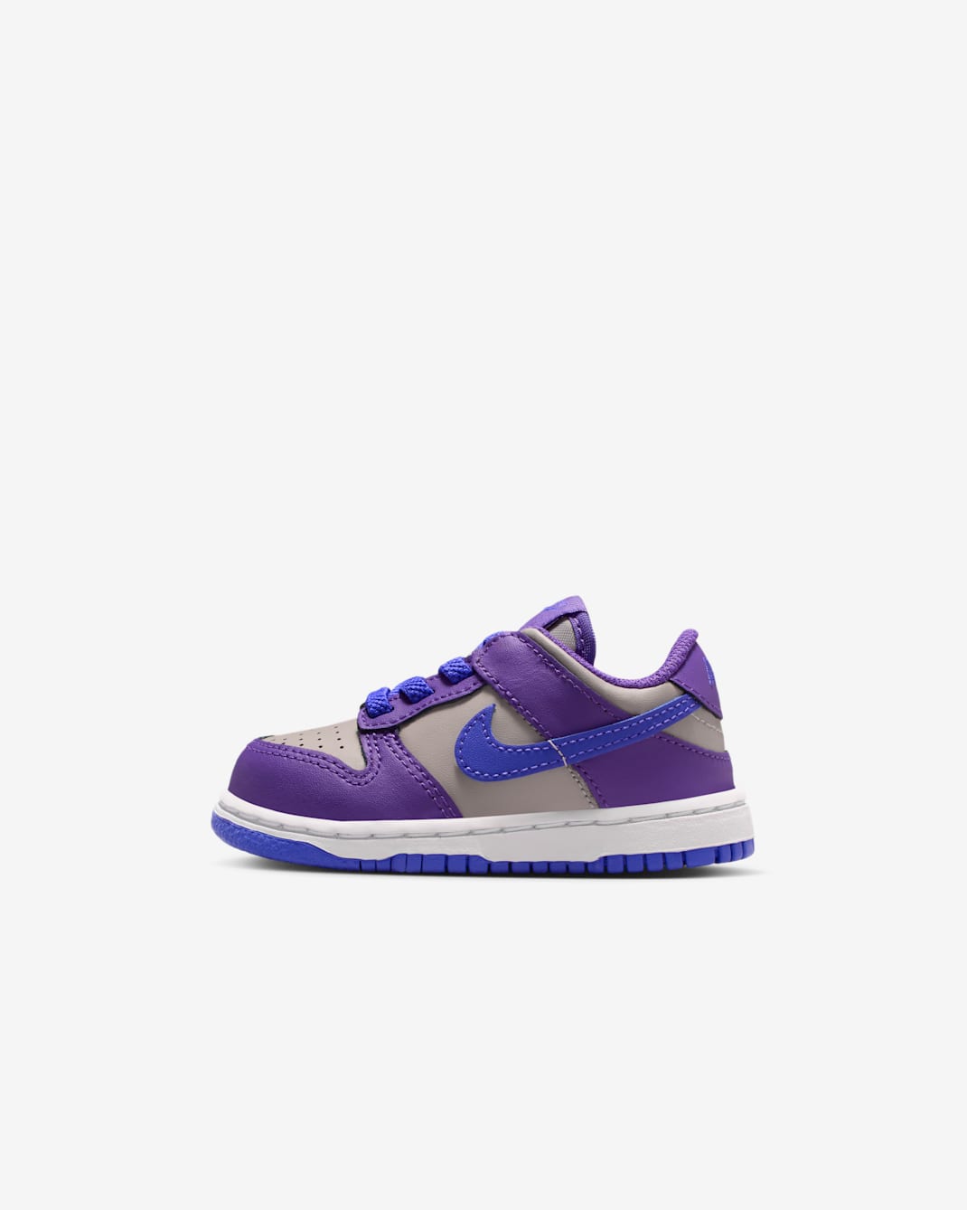 Nike Dunk Low Baby/Toddler Shoes - College Grey/Wild Grape/White/Persian Violet