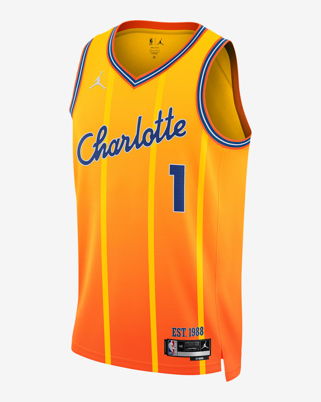 LaMelo Ball Charlotte Hornets City Edition Men's Nike NBA Swingman Jersey - Brilliant Orange