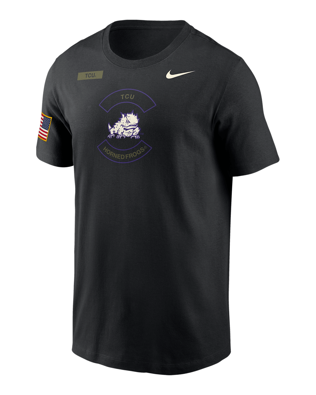 Playera Nike Dri-FIT para hombre TCU Horned Frogs Team Issue - Negro