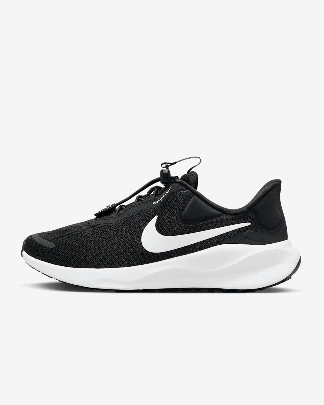 Nike Revolution 7 EasyOn Women's Easy On/Off Road Running Shoes - Black/White