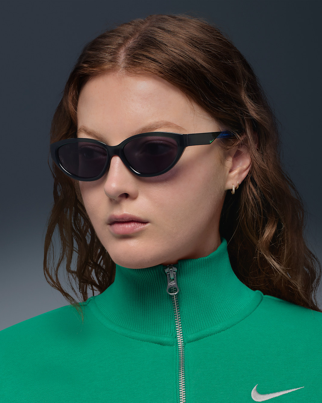 Lentes de sol Nike Tide Solar - Verde vintage