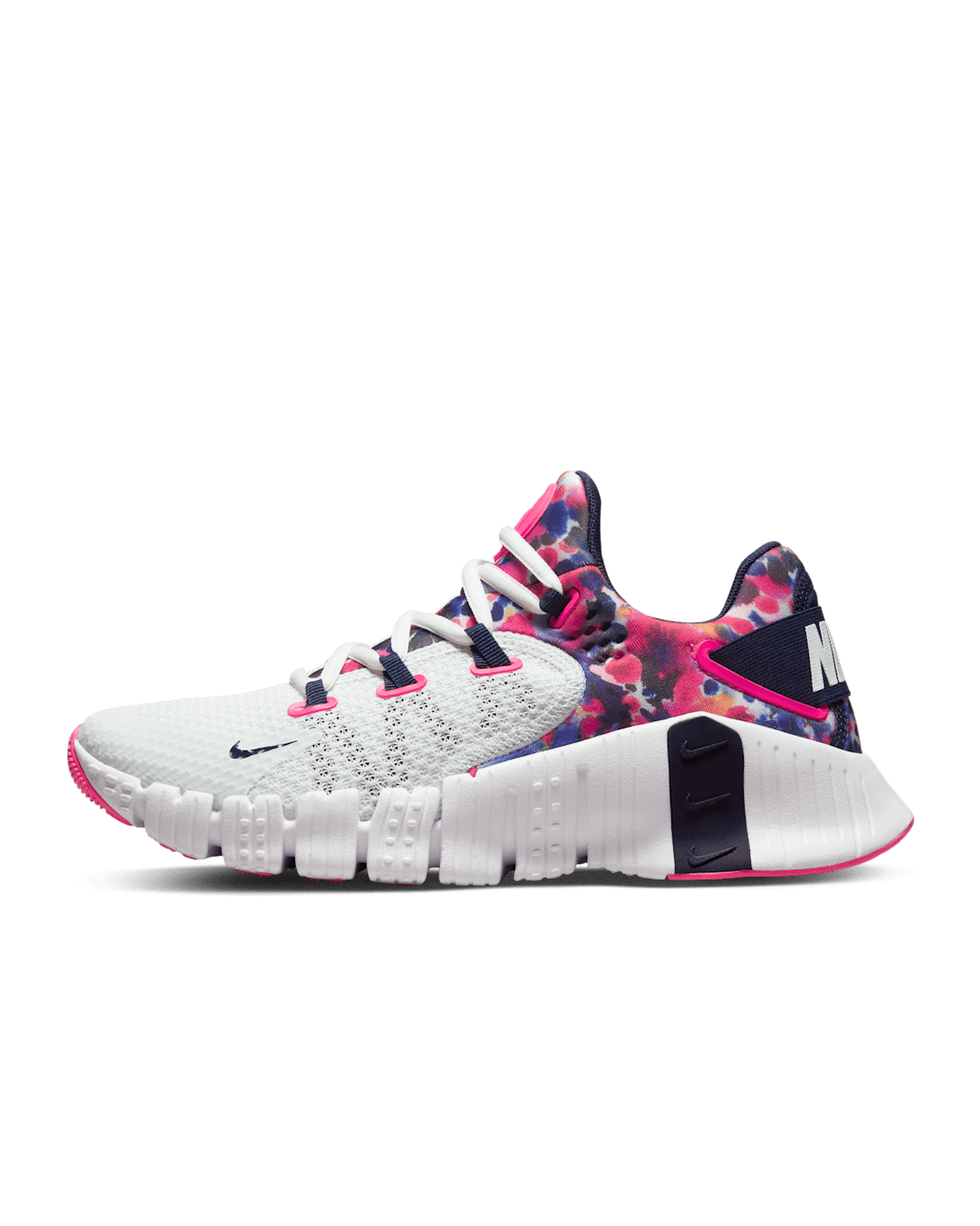 Nike Free Metcon 4 Women's Workout Shoes - Summit White/Hyper Pink/White/Blackened Blue
