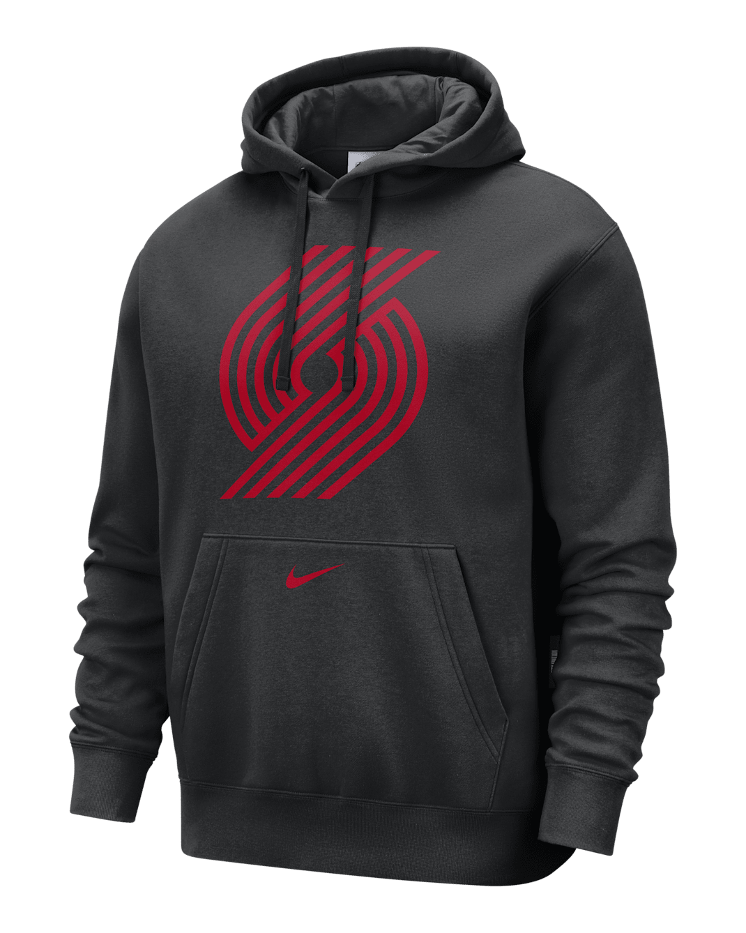 Portland Trail Blazers Club City Edition Men's Nike NBA Fleece Pullover Hoodie - Black