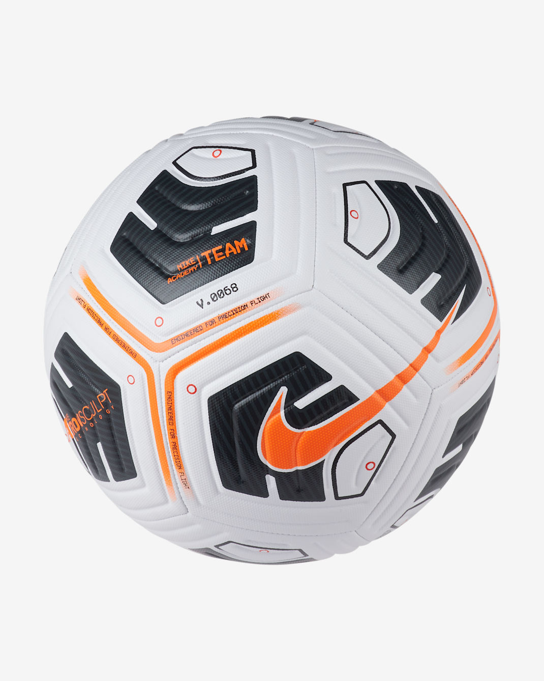 Nike Academy Football - White/Black/Total Orange