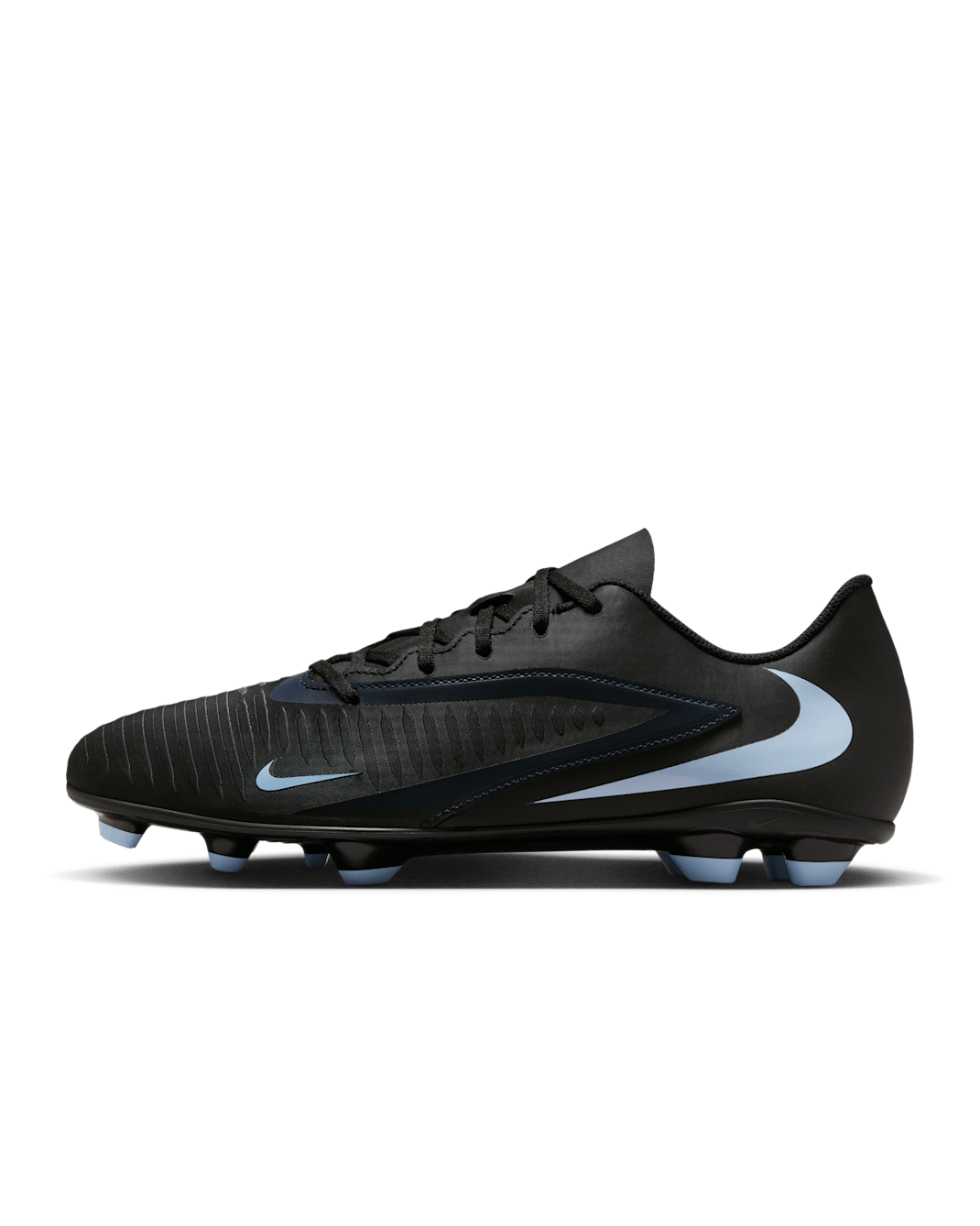 Nike Phantom 6 Low Club Fußballschuh für verschiedene Böden - Schwarz/Schwarz
