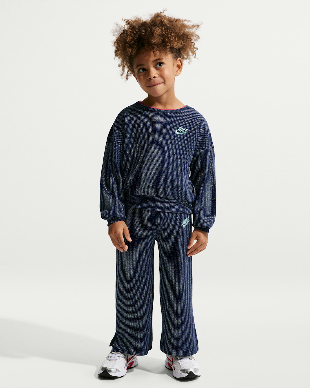 Nike Toddler 2-Piece Lurex Waffle Set - Midnight Navy