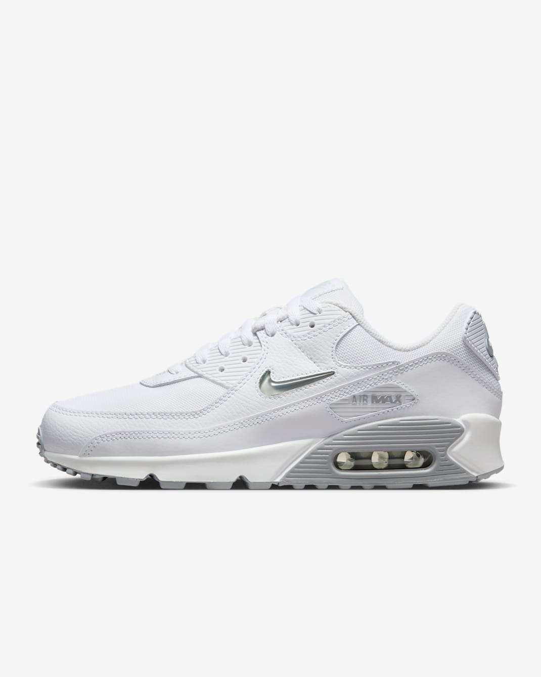 Nike Air Max 90 Men's Shoes - White/Light Smoke Grey/Photon Dust
