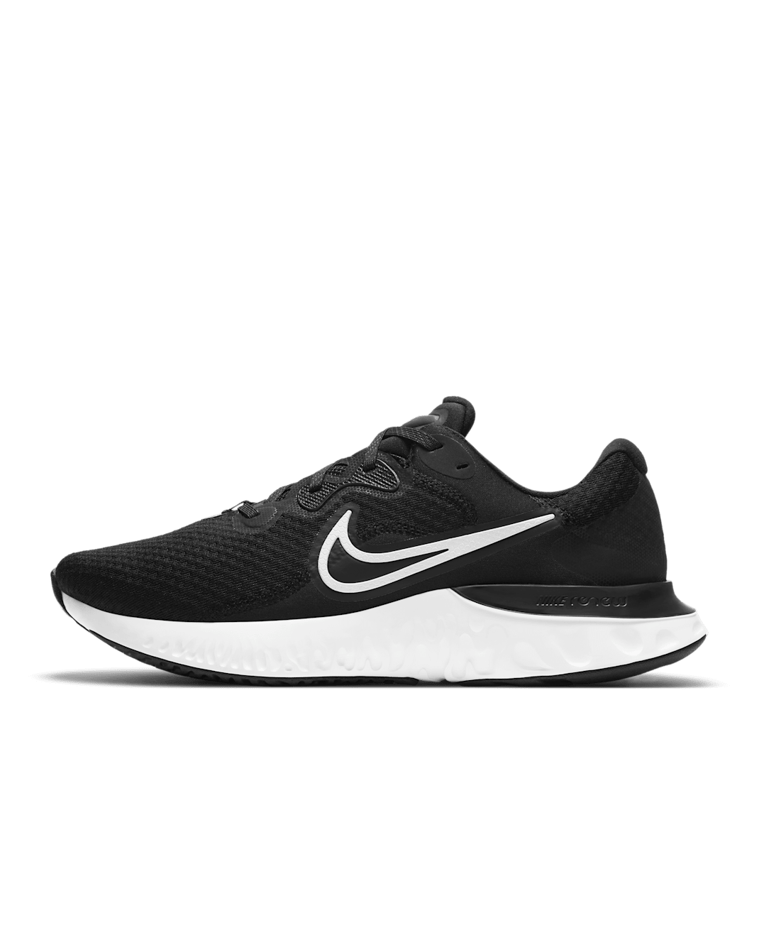 Nike Renew Run 2 Men's Road Running Shoe - Black/Dark Smoke Grey/White