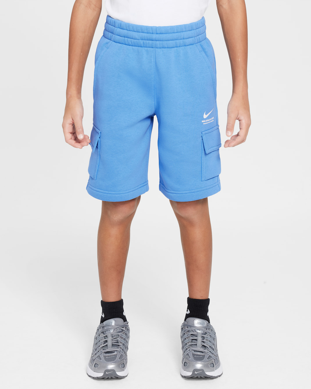 Shorts cargo in fleece Nike Sportswear – Ragazzo - Blue Beyond