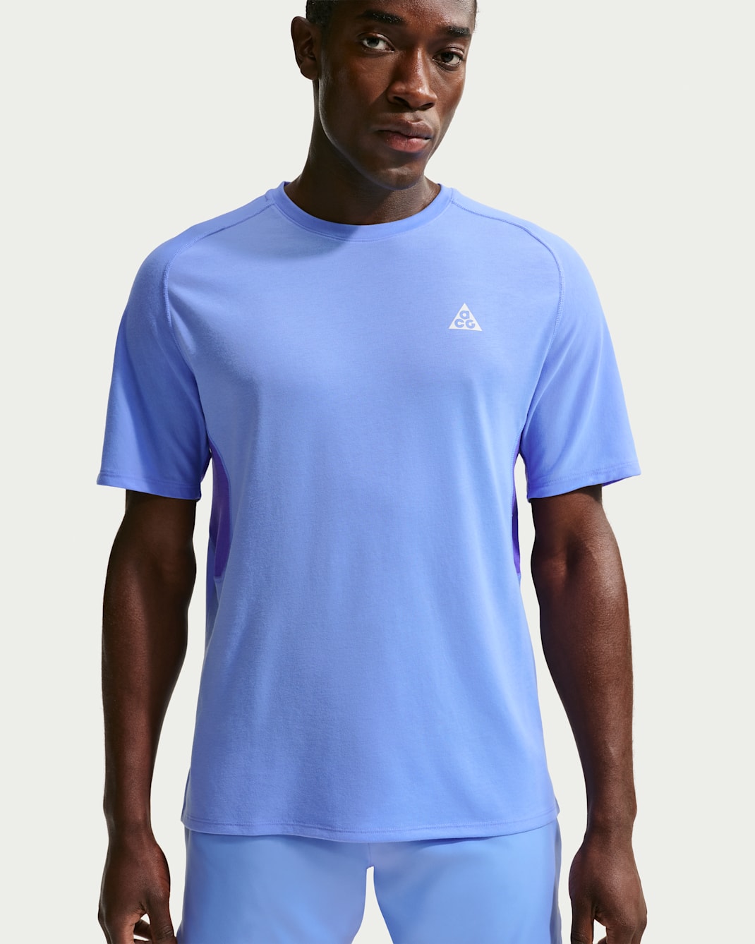 Nike ACG 'Solar Chase' Men's Dri-FIT ADV Trail Running Top - Royal Pulse/Persian Violet/Summit White