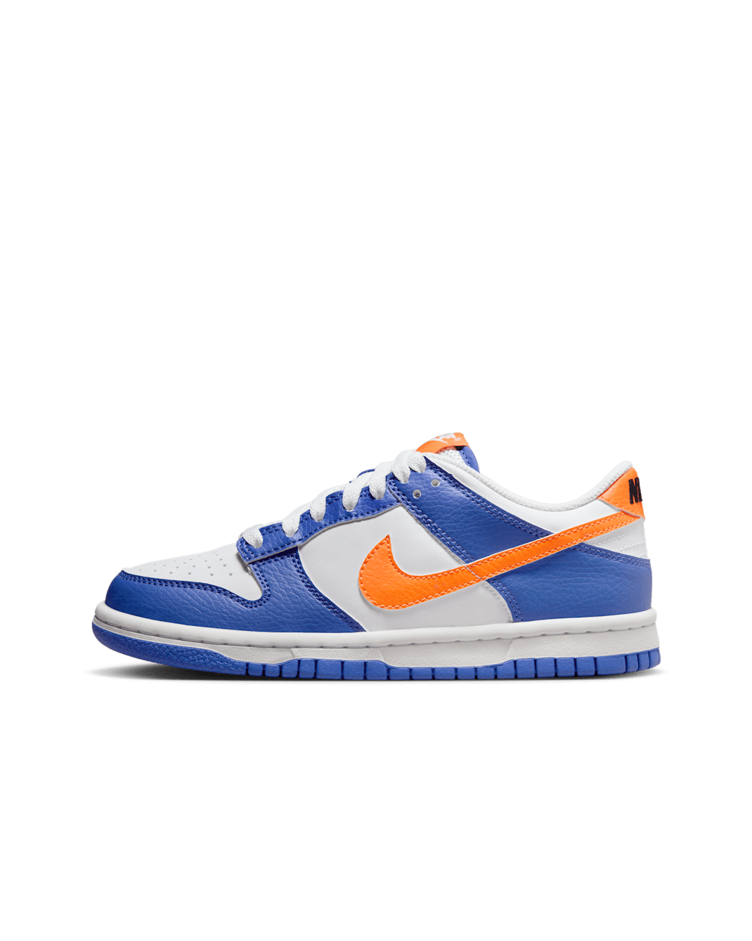 Nike Dunk Low Older Kids' Shoes - Blue Joy/White/Black/Bright Mandarin