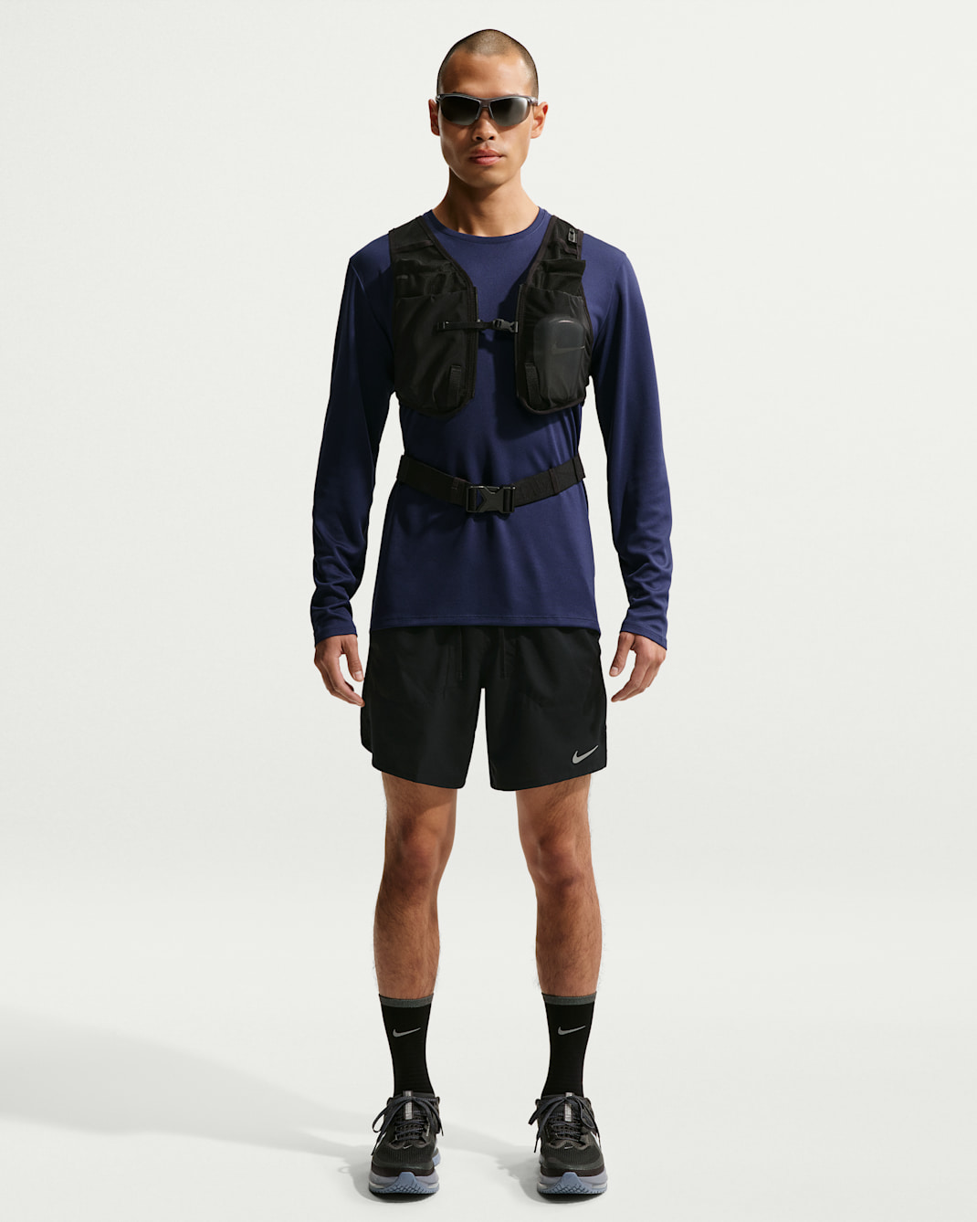 Nike Stride Men's Dri-FIT 18cm (approx.) Briefs-Lined Running Shorts - Black