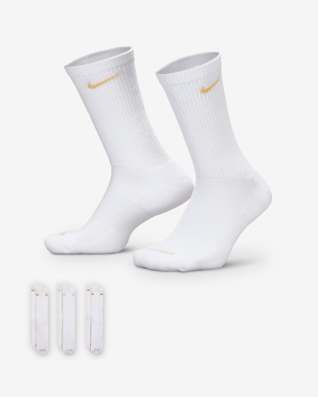 Nike Everyday Plus Cushioned Training Crew Socks (3 Pairs) - Multi-Colour