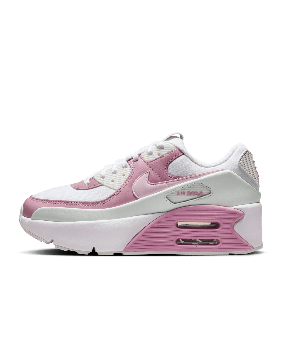รองเท้าผู้หญิง Nike Air Max 90 LV8 - ขาว/Summit White/Elemental Pink/Pink Foam