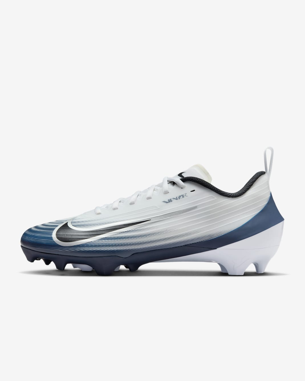 Nike Vapor Speed 3 Football Cleats - White/Midnight Navy/Metallic Silver/Black