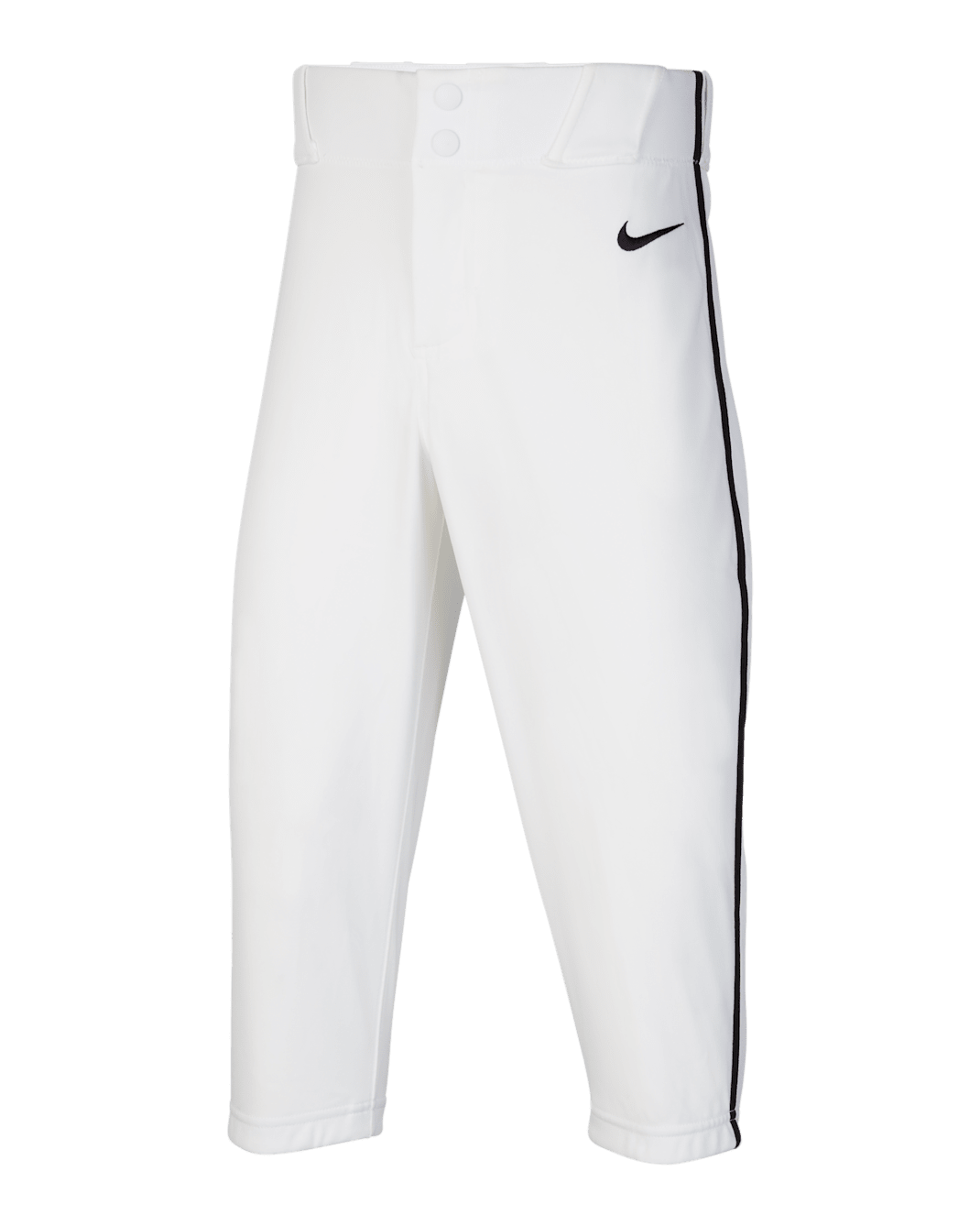Pants de béisbol entubados de cintura alta para niños talla grande Nike Vapor Select 2 - Blanco/Negro/Negro