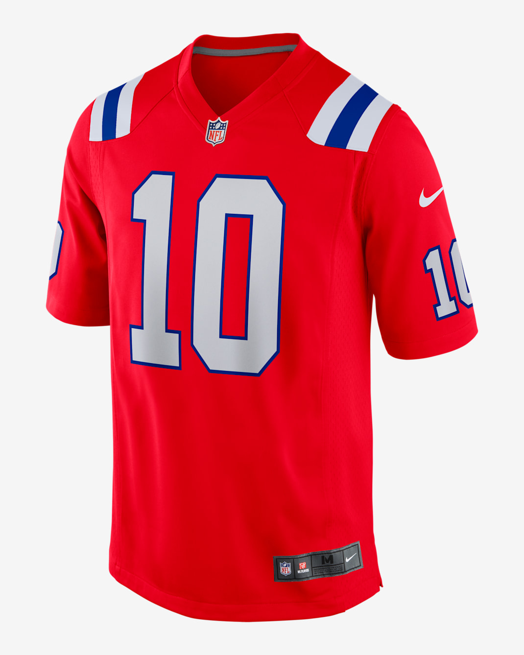 Drake Maye New England Patriots Men's Nike NFL Game Jersey - Red