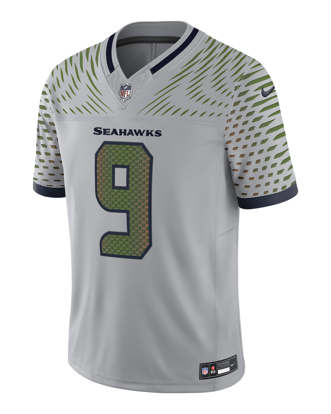 Kenneth Walker III Seattle Seahawks Rivalries Collection Men's Nike Dri-FIT NFL Limited Jersey - Grey