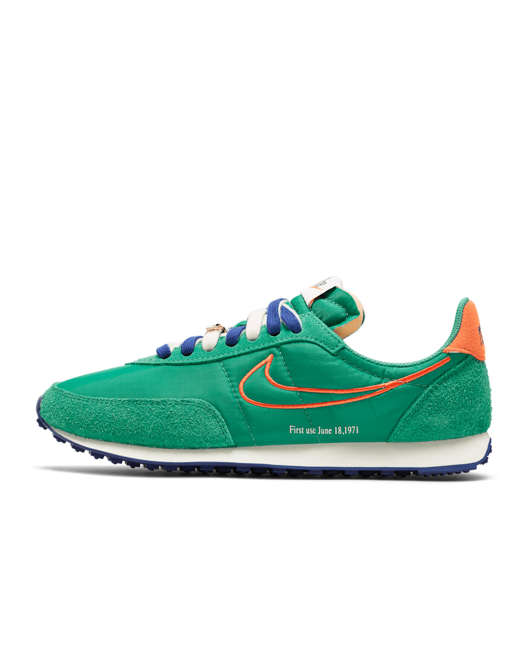 Nike Waffle Trainer 2 Herrenschuh - Green Noise/Sail/Deep Royal Blue/Orange