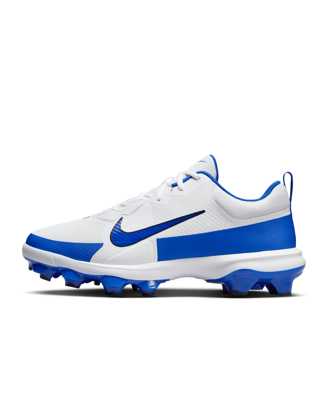 Nike Force Trout 9 Pro MCS Baseball Cleats - White/Midnight Navy/Football Grey/Hyper Royal