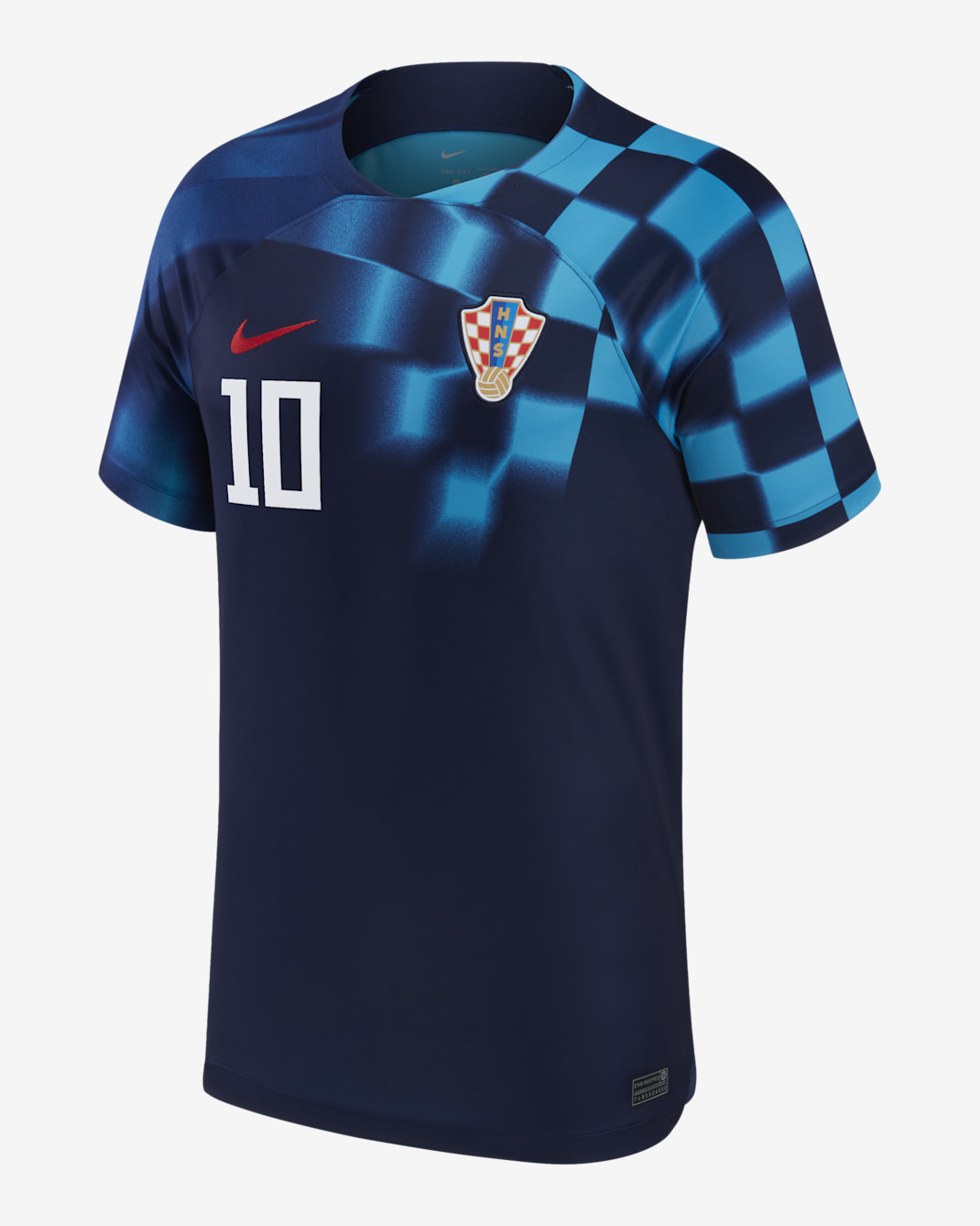 Croatia National Team 2022/23 Stadium Away (Luka Modrić) Men's Nike Dri-FIT Soccer Jersey - Blue