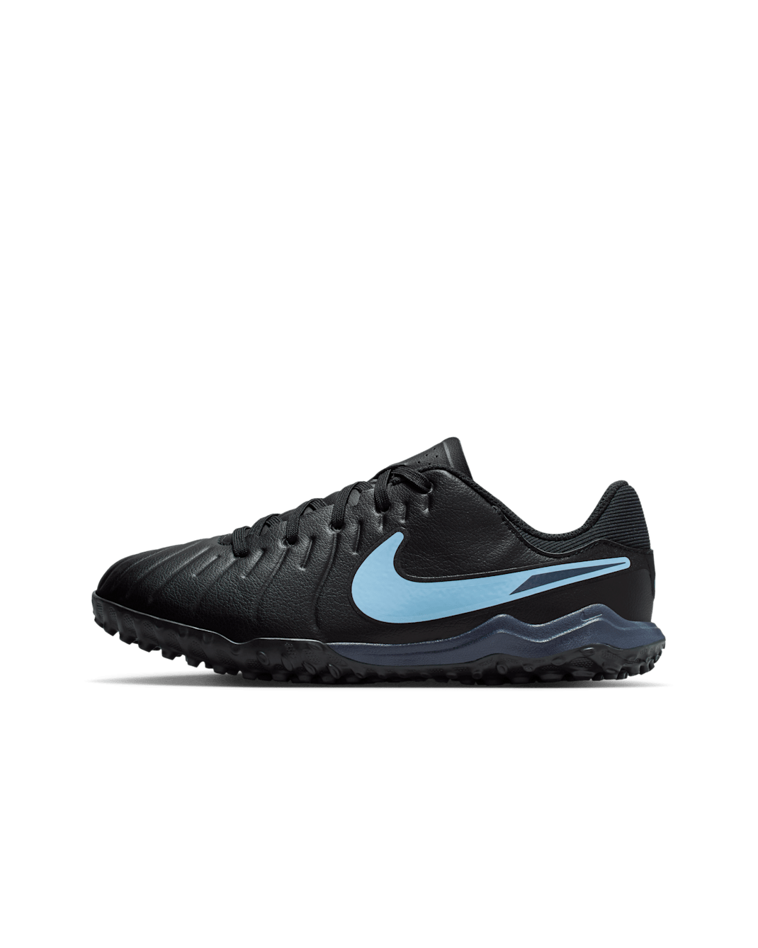 Chaussure de foot coupe basse pour surface synthétique Nike Jr. Tiempo Legend 10 Academy pour enfant/ado - Noir/Noir