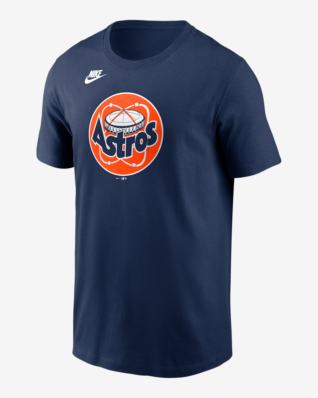 Houston Astros Cooperstown Team Logo Men's Nike MLB T-Shirt - Navy