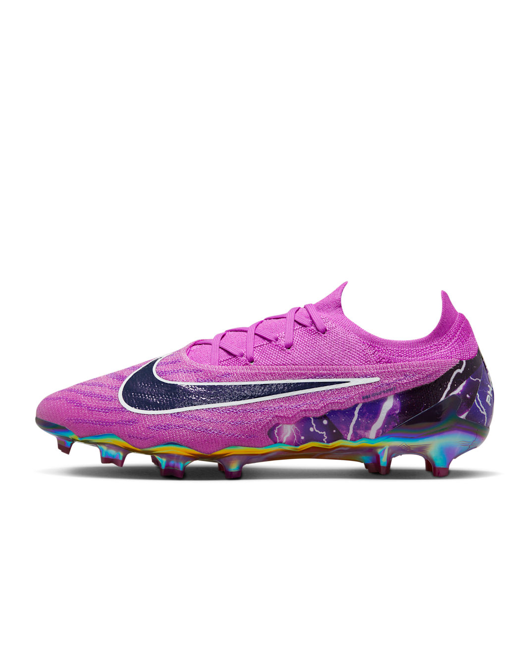 รองเท้าสตั๊ดฟุตบอลไม่หุ้มข้อ FG Nike Phantom GX Elite SE - Fuchsia Dream/Barely Grape